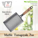 Hello Kitchen Marble Non-stick Tamagoyaki Fry Pan - Close-Up Angle