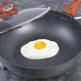 Justcook 30cm JSHS-IH4930C-1 Marble Wok Stirfry Pan