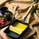 Justcook 15*18cm JSHS-IH6001F-1 Tamagoyaki Non-stick Square Omelette Pan-Green - Side View