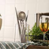 Kylin 304 Stainless Steel Classic Chopstick - Snow Gray - Front View