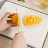 Kylin 316 Stainless Steel Double Side Cutting Single Board 39*26cm One piece - Rear View