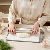 Kylin 316 Stainless Steel Double Side Cutting Single Board 39*26cm One piece - Close-Up Angle