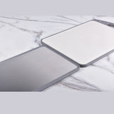 Kylin 316 Stainless Steel Double Side Cutting Board 46*31cm - Top-Down View