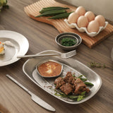 Kylin 420 Stainless Steel Classic Steak Knife - Snow Gray - 45-Degree Angle