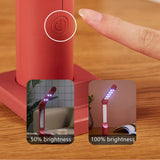 JY Penguin Lamp USB Rechargeable Reading Light Portable Bedside- Black - Rear View