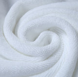 Kylin Luxury Cotton Shower Gown Bathrobe - Side View