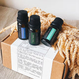 Kylin Aromatherapy Essential Oil Set Of 3 Assorted - 45-Degree Angle