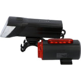 Fischer LED Bike Light Set 30Lux USB with rear floor light - Extra Image
