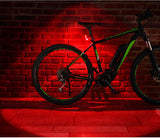 FischerBicycle Rear Light with 360 Floor Light for More Visibility and Protection, Rechargeable Battery - 45-Degree Angle