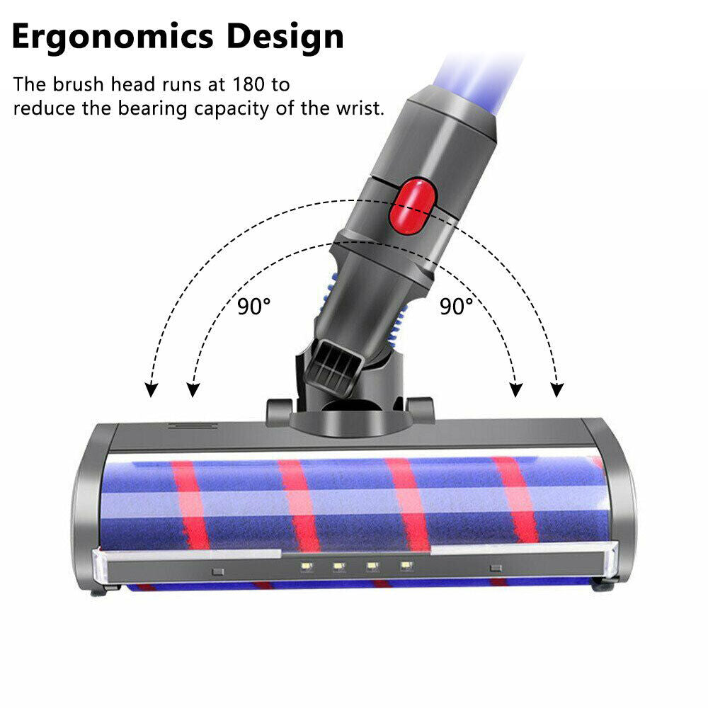 Dyson V7 V8 V10 V11 Soft Roller Head Replacement for Enhanced Cleaning Efficiency