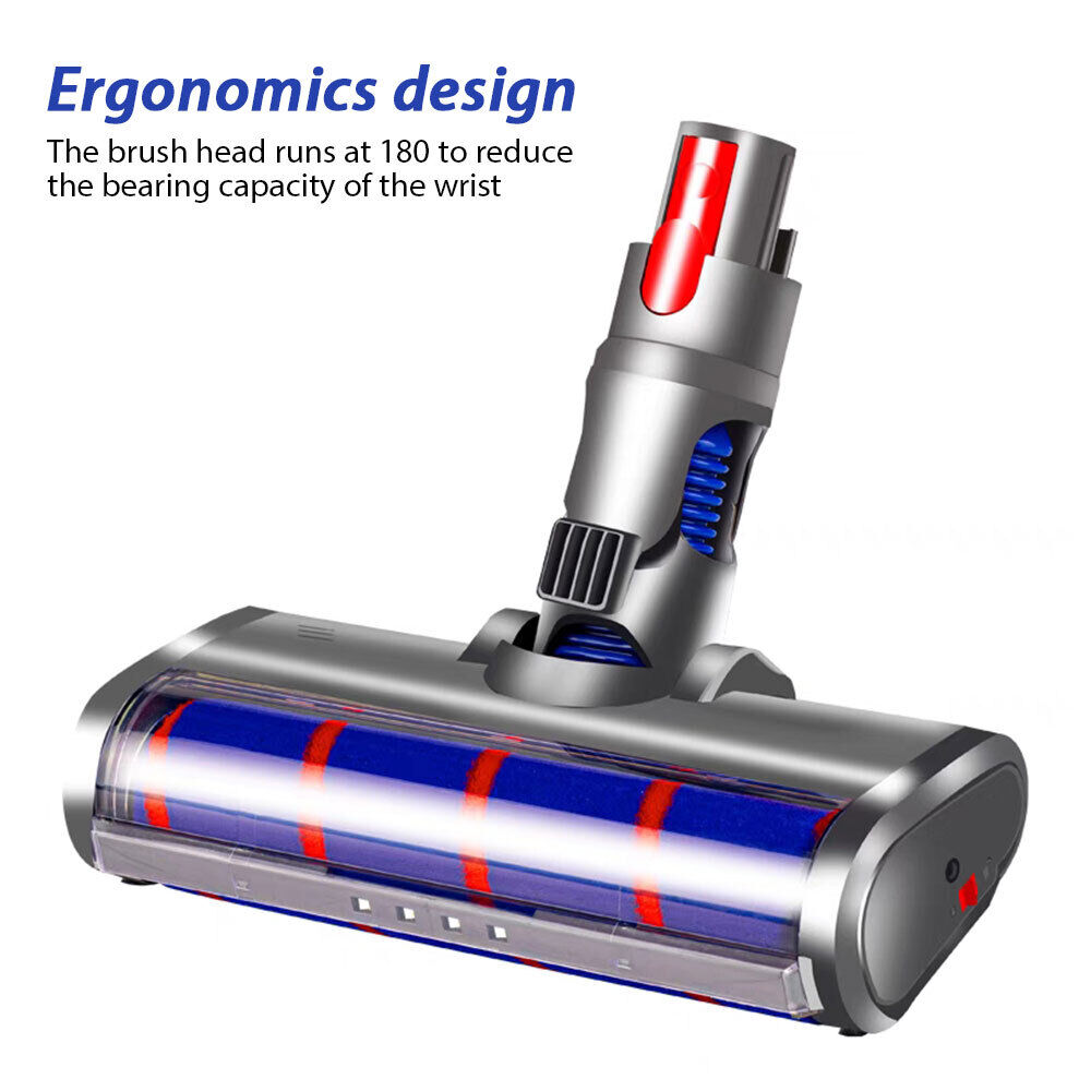 Dyson V7 V8 V10 V11 Soft Roller Head Replacement for Enhanced Cleaning Efficiency