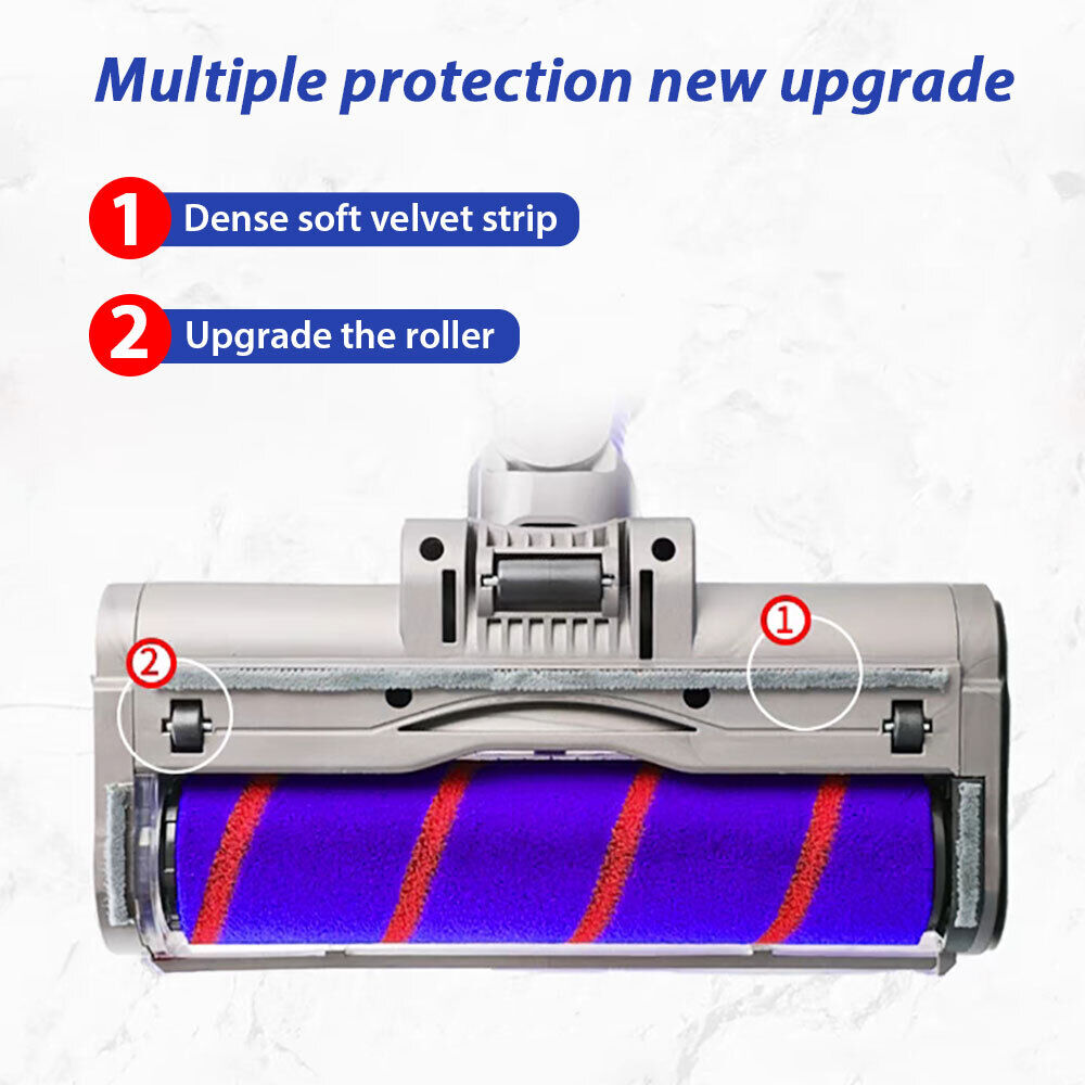 Dyson V7 V8 V10 V11 Soft Roller Head Replacement for Enhanced Cleaning Efficiency