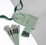 Professional Make Up Brushes Set 13pcs Beauty Foundation Eye Shadow - Top-Down View