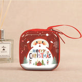 6 Pcs Set Small Gift Cute Cartoon Bags Packaging Box Christmas Coin Purse - Low Angle