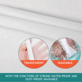 6Pcs Suit Dress Clothing Dust Cover Bag Jacket Wardrobe Storage Coat Protector (2M+2L+2XL) - 45-Degree Angle