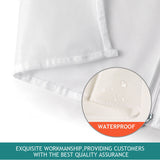 6Pcs Suit Dress Clothing Dust Cover Bag Jacket Wardrobe Storage Coat Protector (2M+2L+2XL) - Rear View