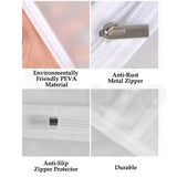 6Pcs Suit Dress Clothing Dust Cover Bag Jacket Wardrobe Storage Coat Protector (2M+2L+2XL) - Low Angle