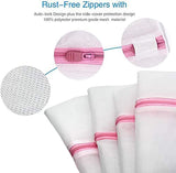 Washing Bag Pack Set Of 6 Laundry Bags Mesh Lingerie Delicate clothes Wash Bags - 45-Degree Angle