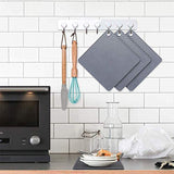 4 Pack Multi Purpose Silicone Insulation Mat Heat-Resistant Dishes Pads(Black) - Front View