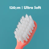 10 Pcs Set Rabbit Shape Super Soft Children's Toothbrushes for 2 to 8 Years - Side View