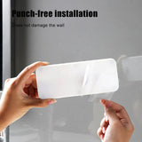 Portable Soap Holder Wall Storage Rack Organizer Bathroom Accessories Double Layer Holder - Extra Image