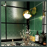 3M Privacy Glass Film Sticker Static Cling Window Decals Glass Film(Tulip,60*300cm) - Front View