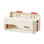 Foldable Hanging Storage Box No Drilling Required Wall-mounted Organizer (White)
