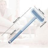 Multi-Purpose Cleaning Brush Pet Hair Removal Dual-Sided Brush with Scraper Gap Brush - Low Angle