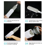 3 in 1 Furs Brusher Pet Hair Lint Remover Brush Self-cleaning Base - Close-Up Angle
