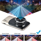 1080P Car Dash Camera Dual Front and Rear Video DVR Recorder Night Vision Kit - Top-Down View