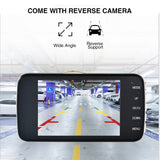 1080P Car Dash Camera Dual Front and Rear Video DVR Recorder Night Vision Kit - 45-Degree Angle