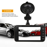 1080P Car Dash Camera Dual Front and Rear Video DVR Recorder Night Vision Kit - Low Angle