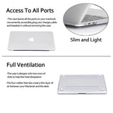 Premium High Quality 13.3'' Crystal Clear Case for 2021 New Macbook Air A2337 A2179 A1932 - Close-Up Angle
