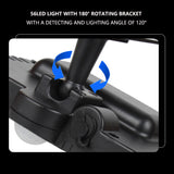 Solar Powered Light Patio Outdoor Motion Sensor Wall Lamp - 45-Degree Angle