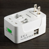 Dual USB Portable Electric Plug Power Socket Adapter International Travel Universal Charger Converter EU UK US AU - Extra Image