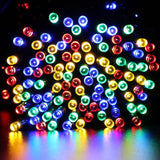 Solar Fairy String Led Lights 12M-32M Outdoor Garden Christmas Party Decor(22M200Led) - Front View