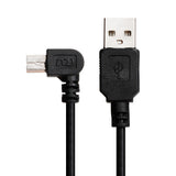 Dash Cam Mini USB Right Turn Extra Long Charging Cable 3.5M Dash Dashboard Lead - Side View