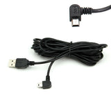 Dash Cam Mini USB Right Turn Extra Long Charging Cable 3.5M Dash Dashboard Lead - Rear View