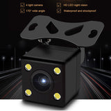 4LED Car Rear Camera Auto Parking Monitor Night Vision IP67 Waterproof With 5.5m Cable - Front View