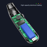 Portable Breathalyzer with Display Rechargeable Digital Electronic Breathalyser - Rear View