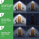 Clip-On Solar LED Light Outdoor Motion Sensor 45 LEDs IP65 Waterproof Security Wall Light - Front View