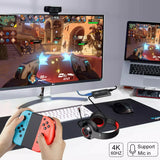 4K 1080P 60FPS HDMI to USB 3.0 Video Capture Card For PS4/PC/OBS Nintendo Switch - 45-Degree Angle