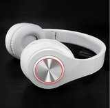 Bluetooth 5.0 Wireless Earphones Foldable Headset Stereo Headphones (Black) - Low Angle