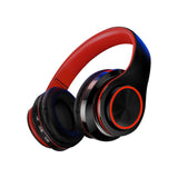 Bluetooth 5.0 Wireless Earphones Foldable Headset Stereo Headphones (White) - Front View