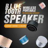 Bluetooth Speakers Portable Wireless Speaker Music Stereo Handsfree Rechargeable (Red) - Front View
