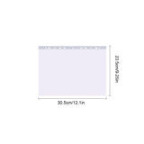 100Pack A4 Sheet Protector Plastic Pockets Bulk Lot Clear Reinforced Folders - Close-Up Angle