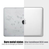 2020 Macbook Pro 13 Inch Case Plastic Hard Case Shell for 2020 Macbook Pro A2251 A2289 A2179(Clear) - Front View