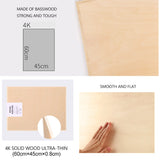 4K Solid Wood Drawing Board Easel Indoor Painting Table Sketching Drawing Tool - Top-Down View