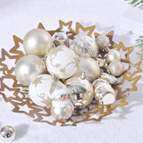 70-piece Christmas Tree Xmas Balls Decorations Baubles Hanging Party Ornament - 45-Degree Angle