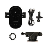 Automatic Clamping 15W Wireless Car Fast Charger Mount 2in1 Car Phone Holder - Extra Image